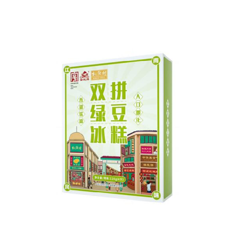 桃源村 120克双拼绿豆冰糕