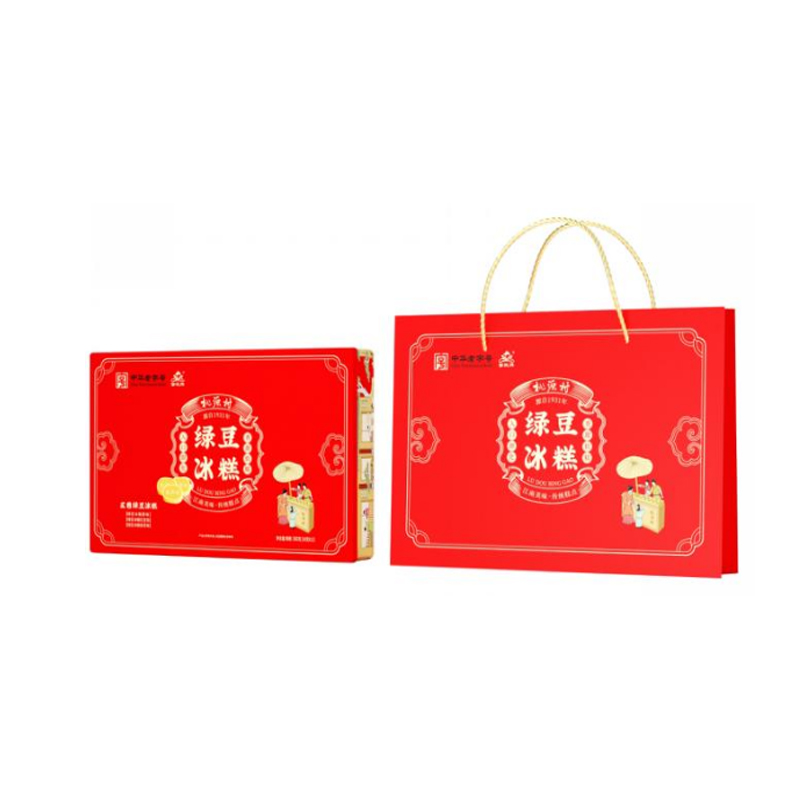 桃源村 三色绿豆糕礼盒（铁盒）
